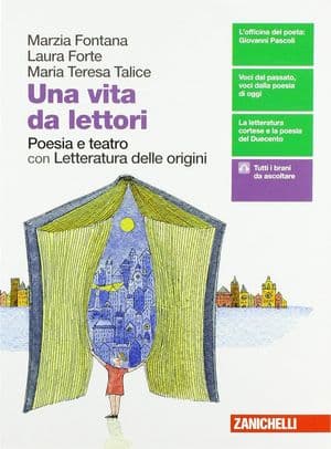 Copertina Vita Da Lettori (Una) - Poesia E Teatro Con Letteratura Delle Origini (Ldm)