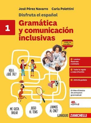 Copertina Disfruta El EspaãOl - GramãTica Y ComunicaciãN Inclusivas 1 (Ldm)