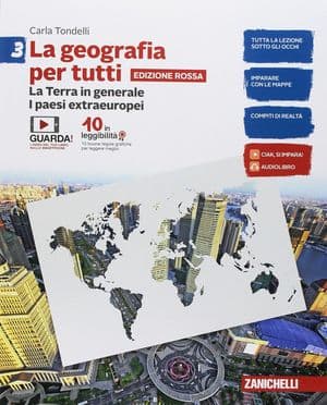 Copertina Geografia Per Tutti (La) - Edizione Rossa  - Volume 3 (Ldm)