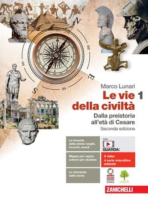 Copertina Vie Della Civiltã  2Ed. (Le) - Conf. Vol. 1 + Atlante (Ldm)