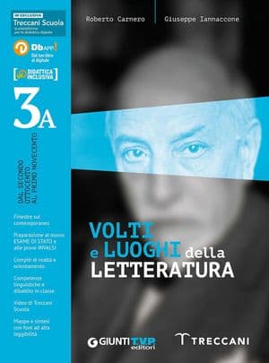 Copertina Volti E Luoghi Della Letteratura 3/A