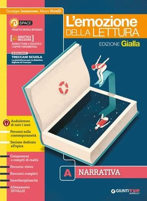 Copertina Emozione Della Lettura Ed. Gialla Vol. A Narrativa + Promessi Sposi