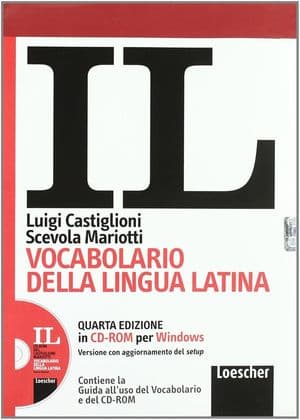 Copertina Vocabolario Della Lingua Latina "Il" 4 Ed. In Cd-Rom+Guida