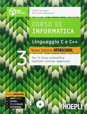 Copertina Corso Di Informatica Linguaggio C E C++ Nuova Edizione Openschool