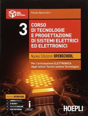 Copertina Corso Di Tecnologie E Progettazione Di Sistemi Elettrici Ed Elettronici. Nuov