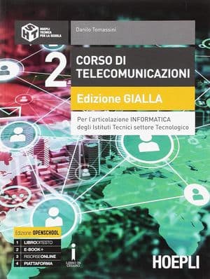Copertina Corso Di Telecomunicazioni Edizione Gialla