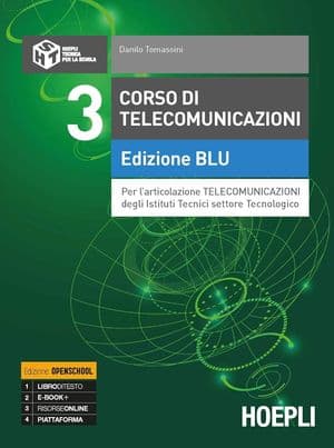 Copertina Corso Di Telecomunicazioni Edizione Blu