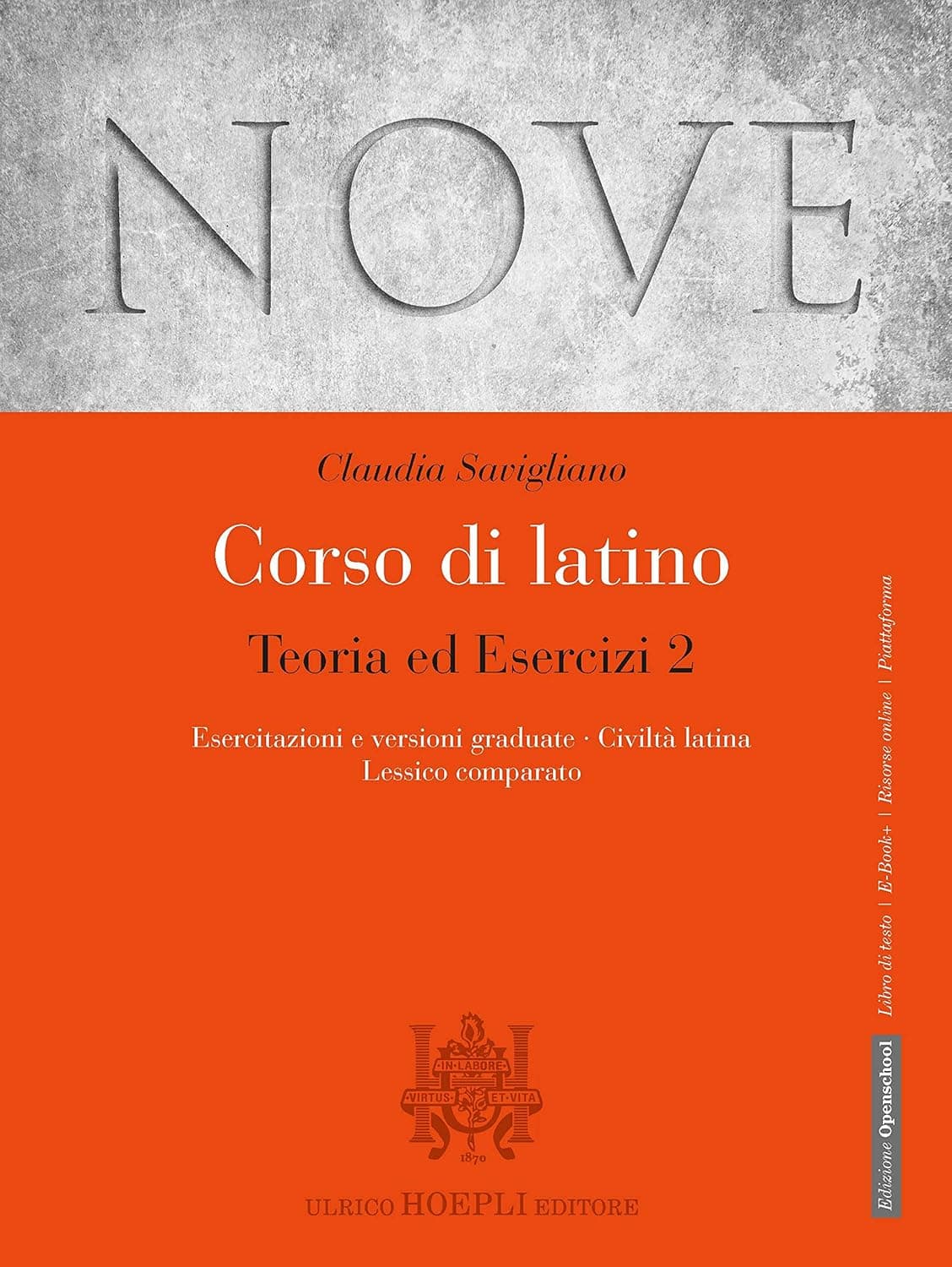 Nove Corso Di Latino Teoria Ed Esercizi
