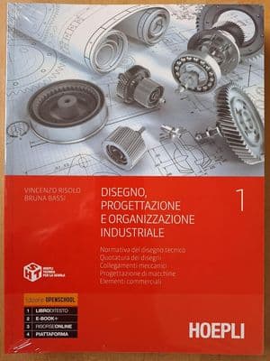 Copertina Disegno, Progettazione E Organizzazione Industriale + Esercitazioni Cad E Cam