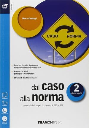 Copertina Dal Caso Alla Norma Classe 2 - Libro Misto Con Openbook