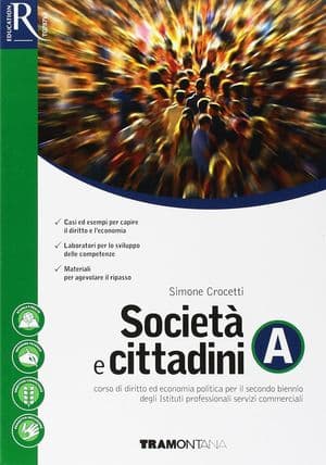 Copertina Societa' E Cittadini 2Â° Biennio - Libro Misto Con Hub Libro Young
