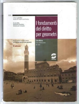 Copertina Fondamenti Del Diritto Per Geometri (I)