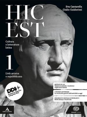 Copertina Hic Est. Letteratura E Civilta' Di Roma Antica