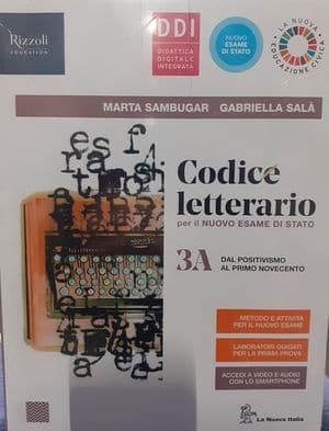 Copertina Codice Letterario 2020 - Libro Misto Con Libro Digitale