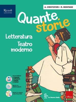 Copertina Quante Storie Volume Letteratatura (Teatro Moderno)