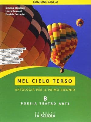Copertina Nel Cielo Terso Ed. Gialla Tec Tomo B Poesia Teatro Romanzo