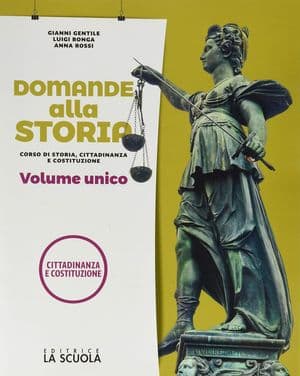 Copertina Domande Alla Storia - Cittadinanza Costituzione