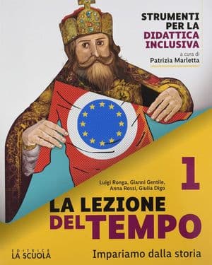 Copertina La Lezione Del Tempo Vol.1 + Ed. Civica 1 + Strum. 1