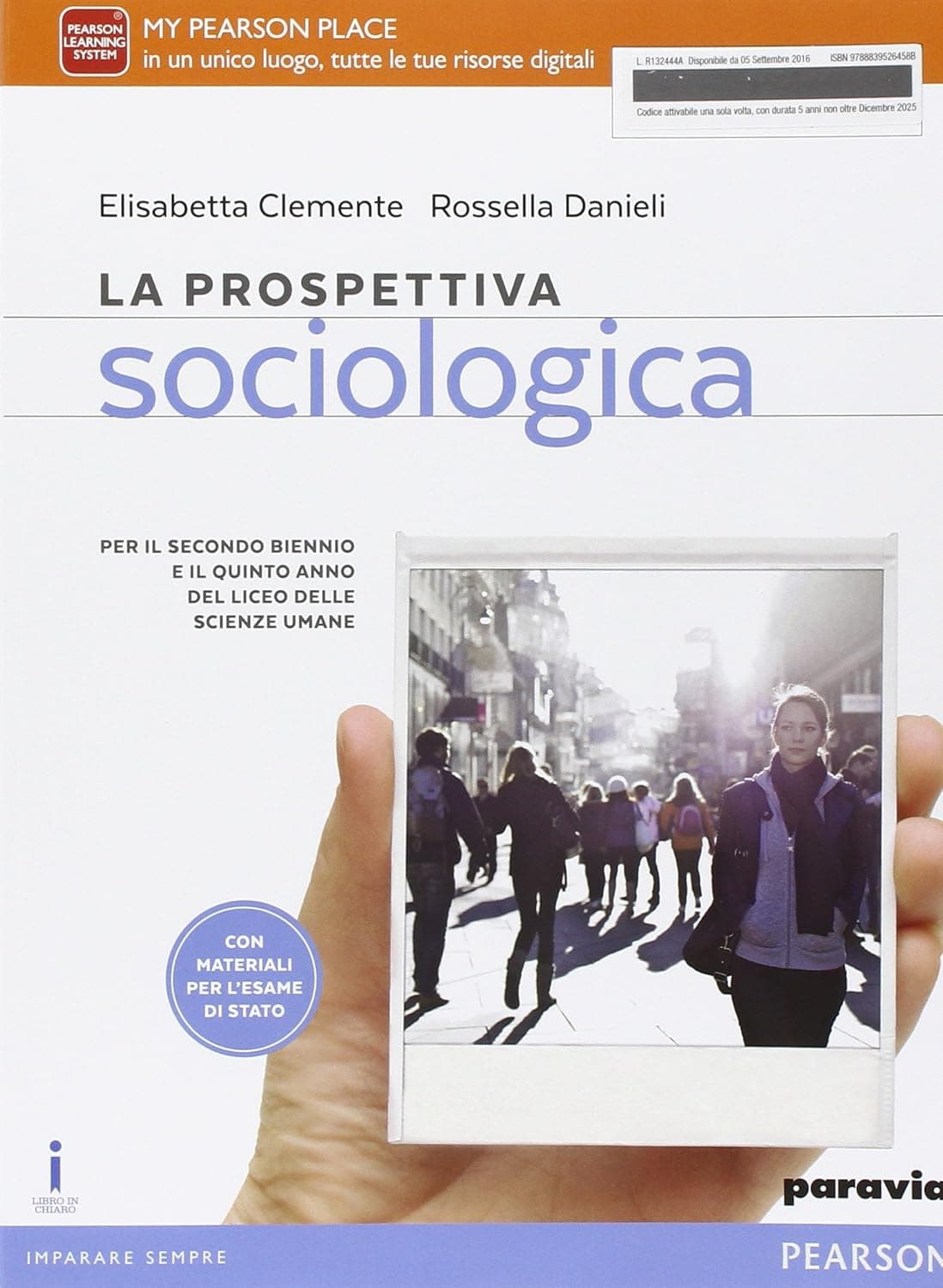 Prospettiva Sociologica Per Il Secondo Biennio E Il Quinto Anno Liceo Lsu