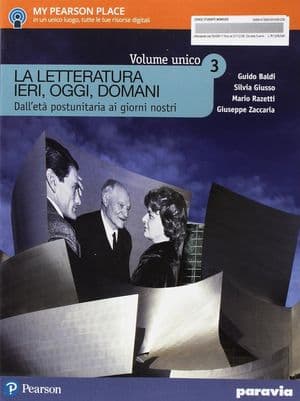 Copertina La Letteratura Ieri, Oggi, Domani  3 - Edizione In Volume Unico