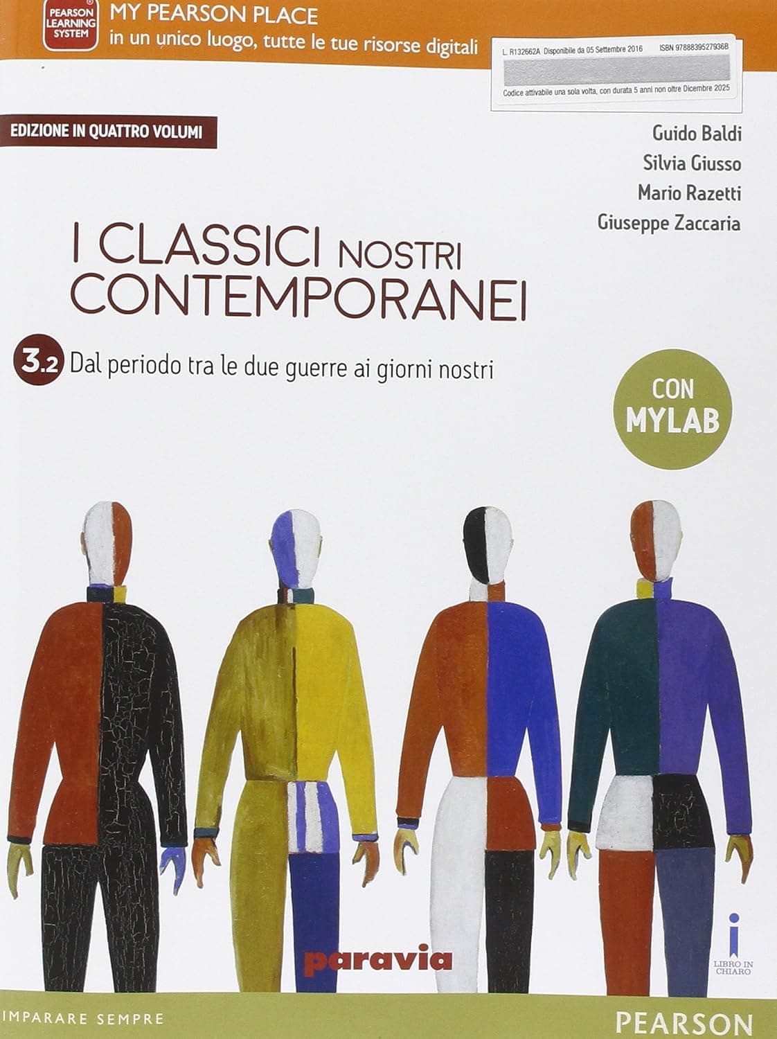 Classici Nostri Contemporanei Ed  In Quattro Volumi 3/2 Edizione Mylab