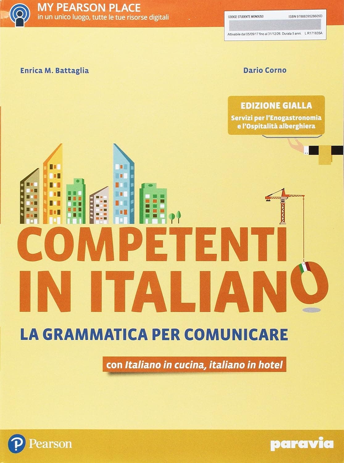 Competenti In Italiano  Edizione Gialla   Servizi Per L'Enogastronomia E L'Os