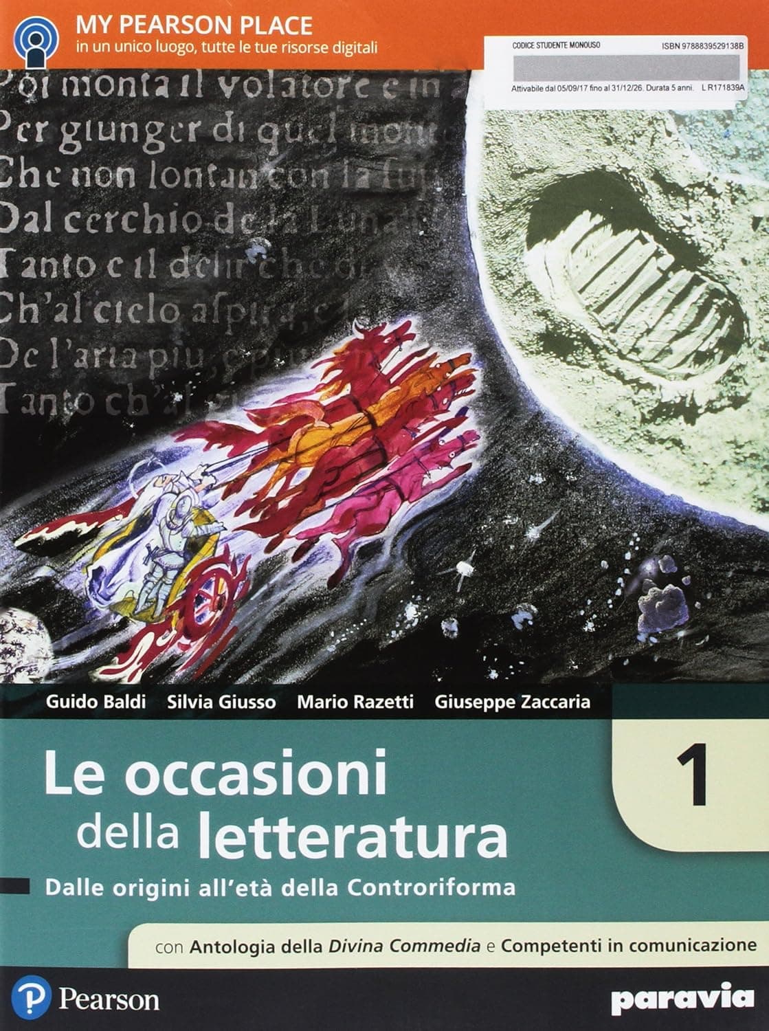 Le Occasioni Della Letteratura 1 - Edizione Con Antologia Della Divina Commed