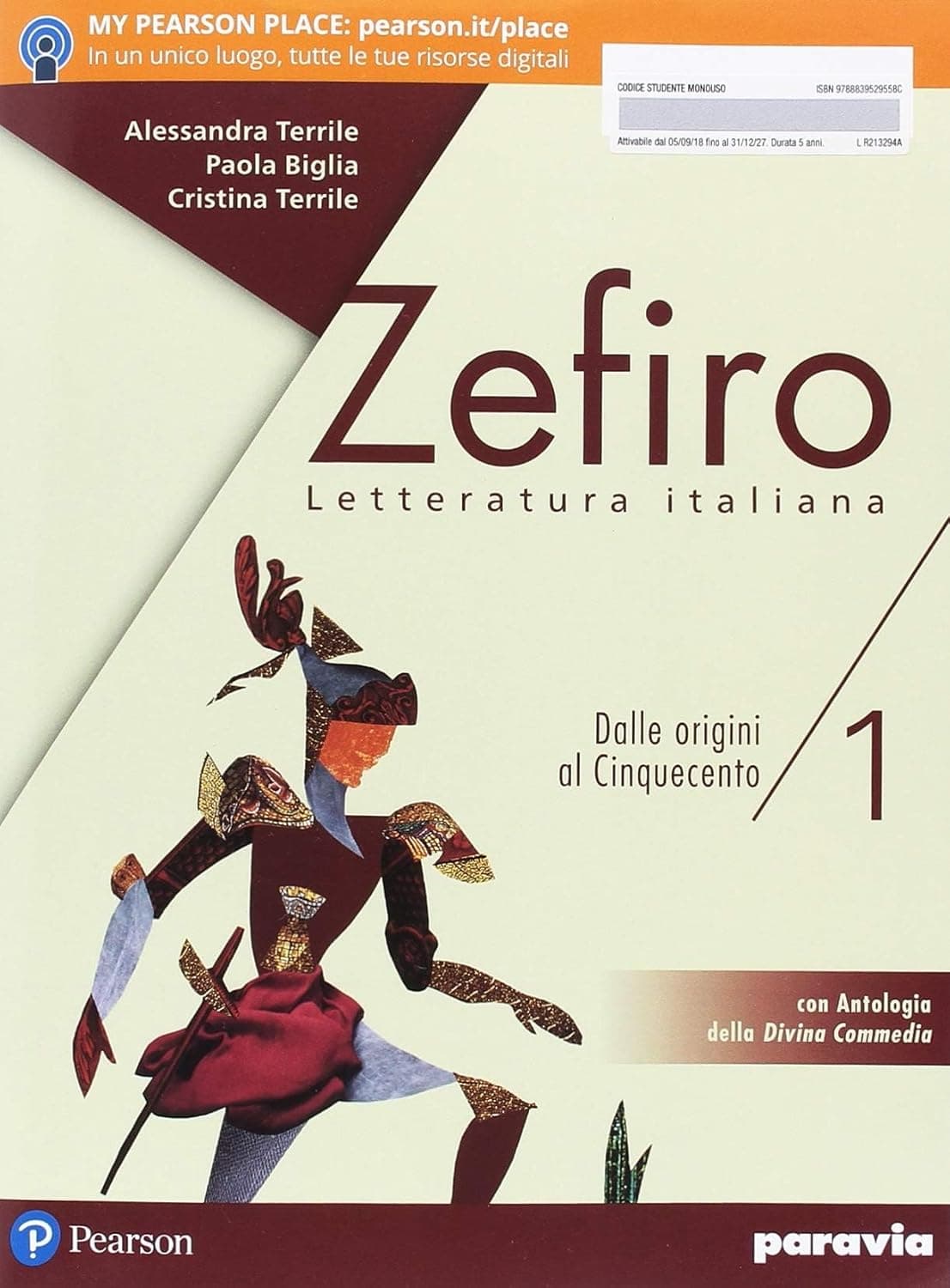 Zefiro 1 - Edizione Nuovo Esame Di Stato Con Antologia Della Divina Commedia
