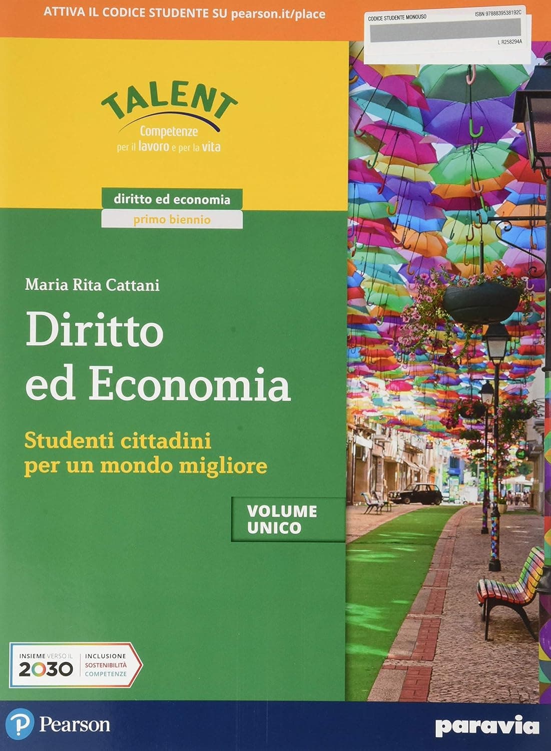 Diritto Ed Economia - Volume Unico