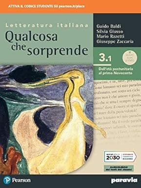 Copertina Qualcosa Che Sorprende 3.1 Dall'Etã Postunitaria Al Primo Novecento