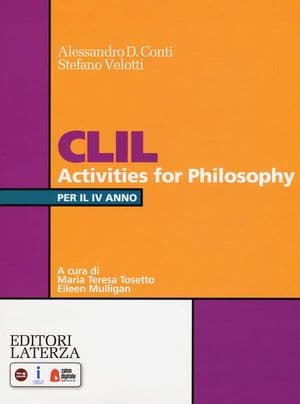 Copertina Clil Activities For Philosophy Iv Anno