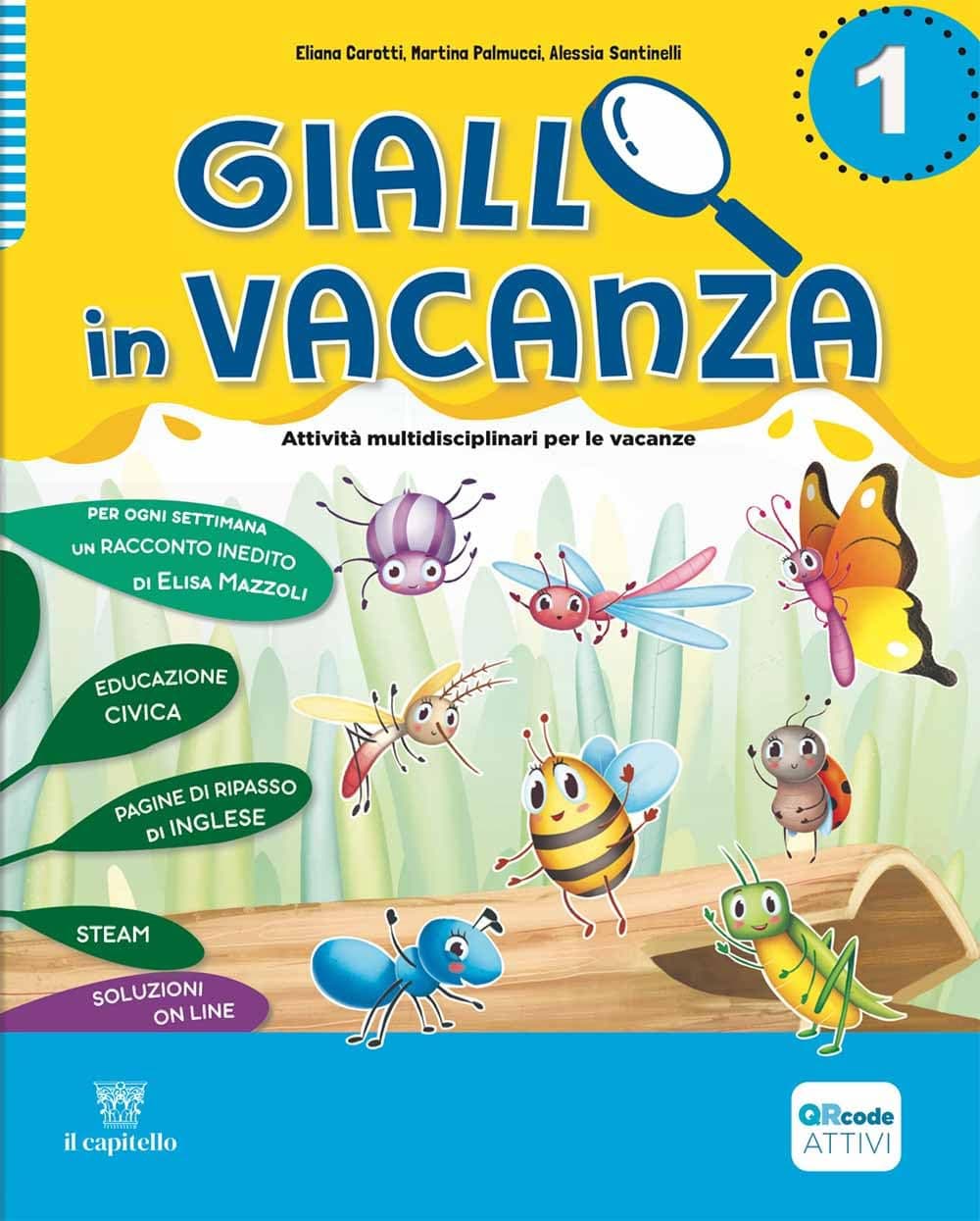 Giallo In Vacanza 1 - Quattro Caratteri Kit (Volume + Logicando + Narrativa)