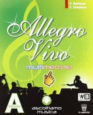 Copertina Allegro Vivo Multimediale A + B - Libro Misto