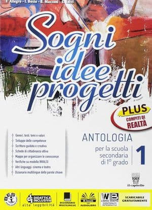Copertina Sogni, Idee, Progetti 1 Plus + Mito Epica Letteratura