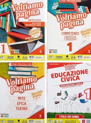 Copertina Voltiamo Pagina Extra 1 + Miti + Comp + Ed. Civica