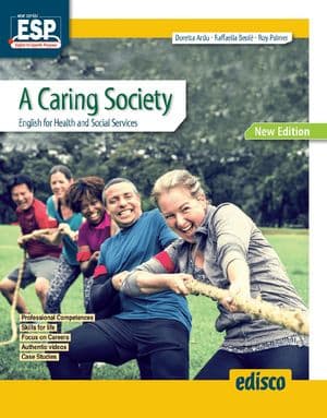 Copertina A Caring Society, N.E. - English For Health And Social Services