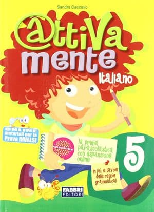 Copertina Attivamente Italiano Classe 5