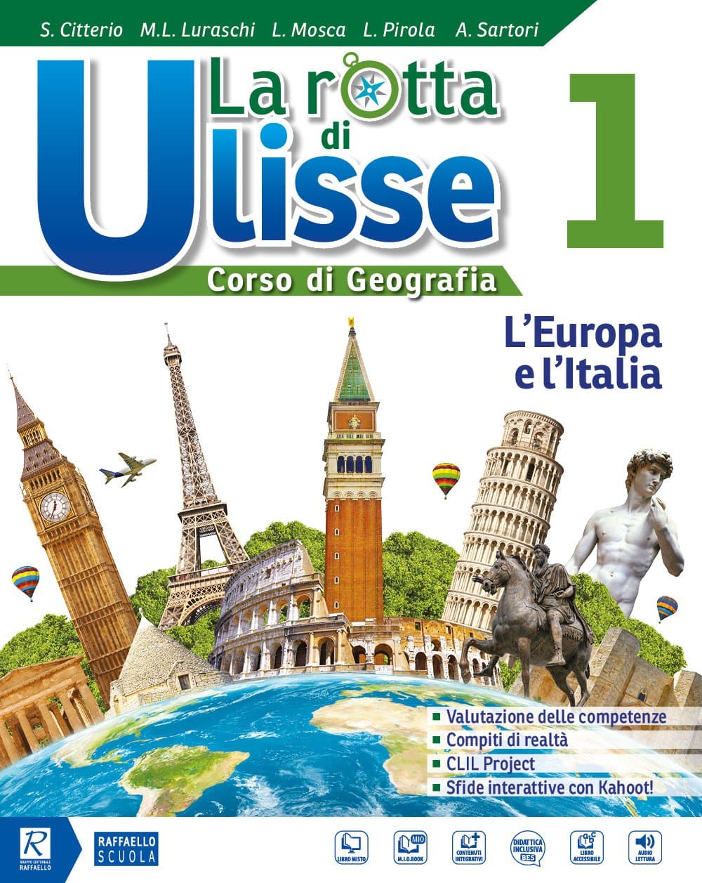 Rotta Di Ulisse 1 + Atlante + Regioni + Competenze + Dvd Mio Book (La)
