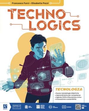 Copertina Techno Logics Tecnologia Con Green+Disegno+Laboratorio