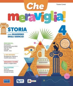 Copertina Che Meraviglia! 4 Area Storia/Geografia