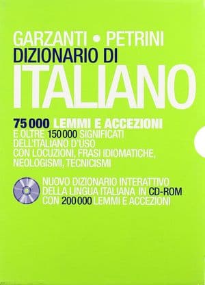 Copertina Dizionario Petrini/Garzanti Italiano