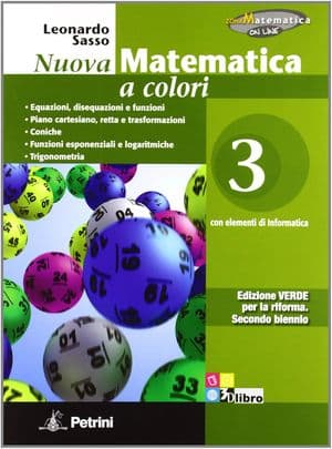 Copertina Nuova Matematica A Colori - Edizione Verde - Volume 3