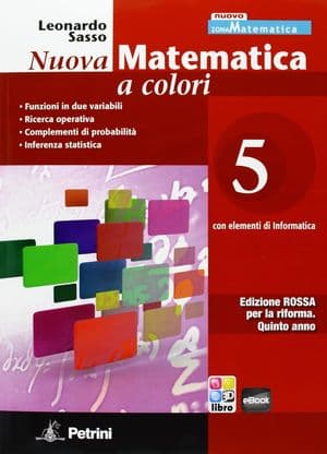 Copertina Nuova Matematica A Colori - Edizione Rossa - Vol. 5 + Ebook 5