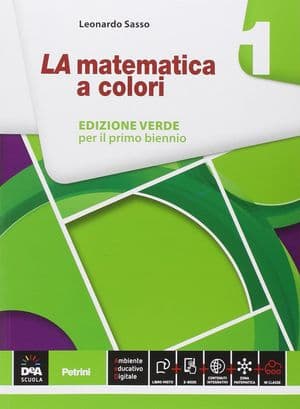 Copertina Matematica A Colori (La) Edizione Verde Volume 1 + Ebook