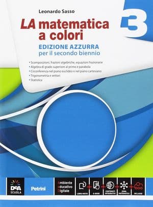 Copertina Matematica A Colori (La) Edizione Azzurra Volume 3 + Ebook