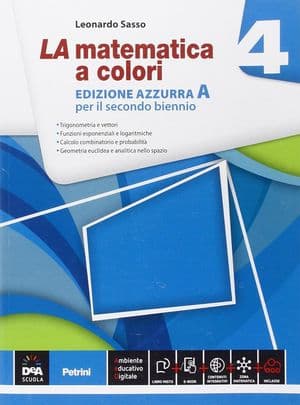 Copertina Matematica A Colori (La) Edizione Azzurra Volume 4A + Ebook