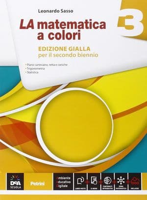 Copertina Matematica A Colori (La) Edizione Gialla Volume 3 + Ebook