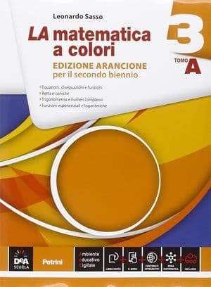 Copertina Matematica A Colori (La) Edizione Arancione Volume 3 A+B + Ebook