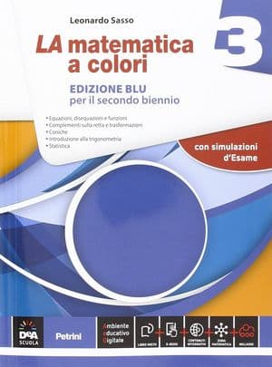 Copertina Matematica A Colori (La) Edizione Blu Volume 3 + Ebook