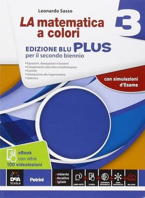 Copertina Matematica A Colori (La) Edizione Blu Vol 3 Ediz Plus+Videolezioni 3 + Ebook